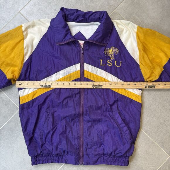 Vintage LSU Stadium Apparel Tracksuit Youth XL or Women’s M Purple Gold - Picture 6 of 13